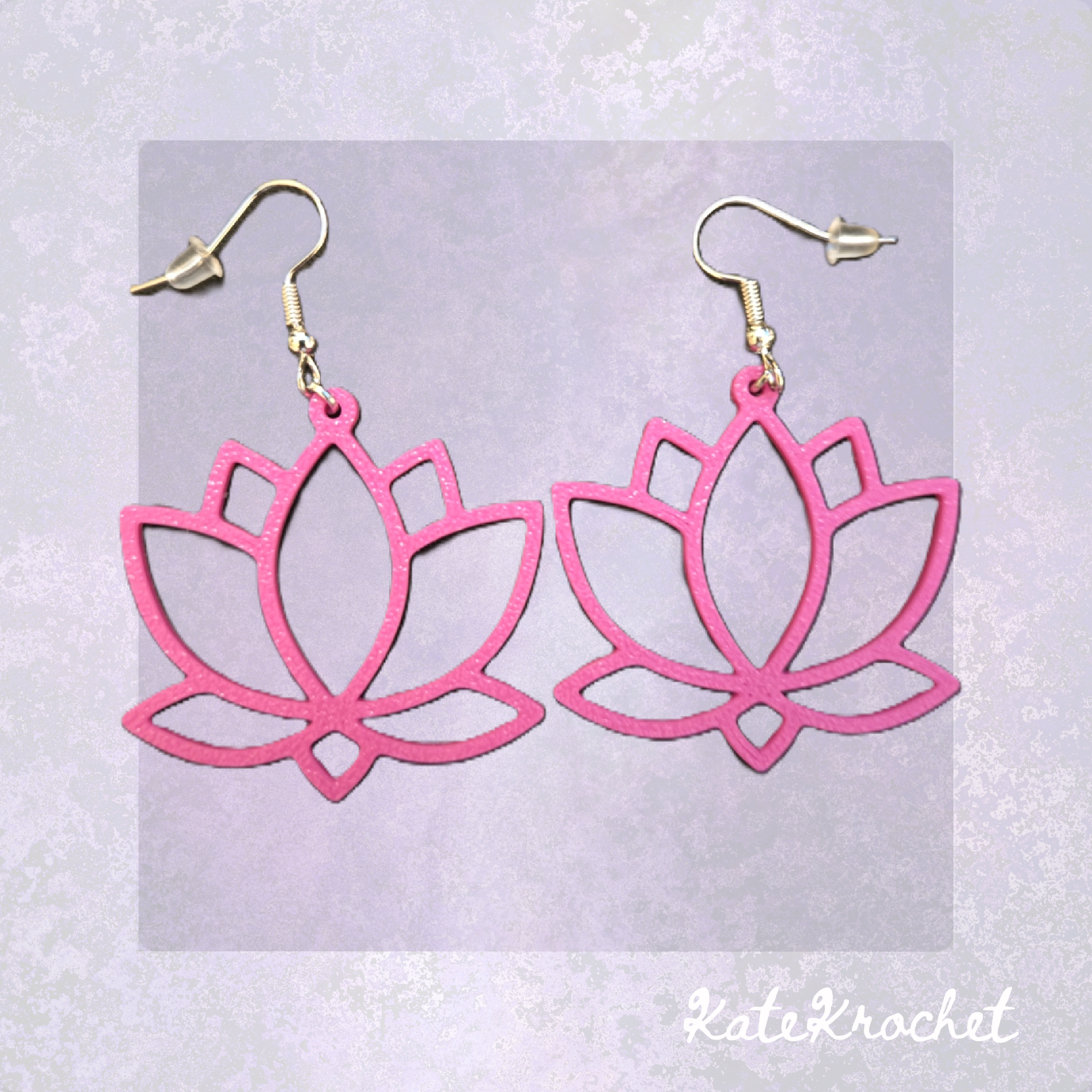 Lotus Flower Earrings