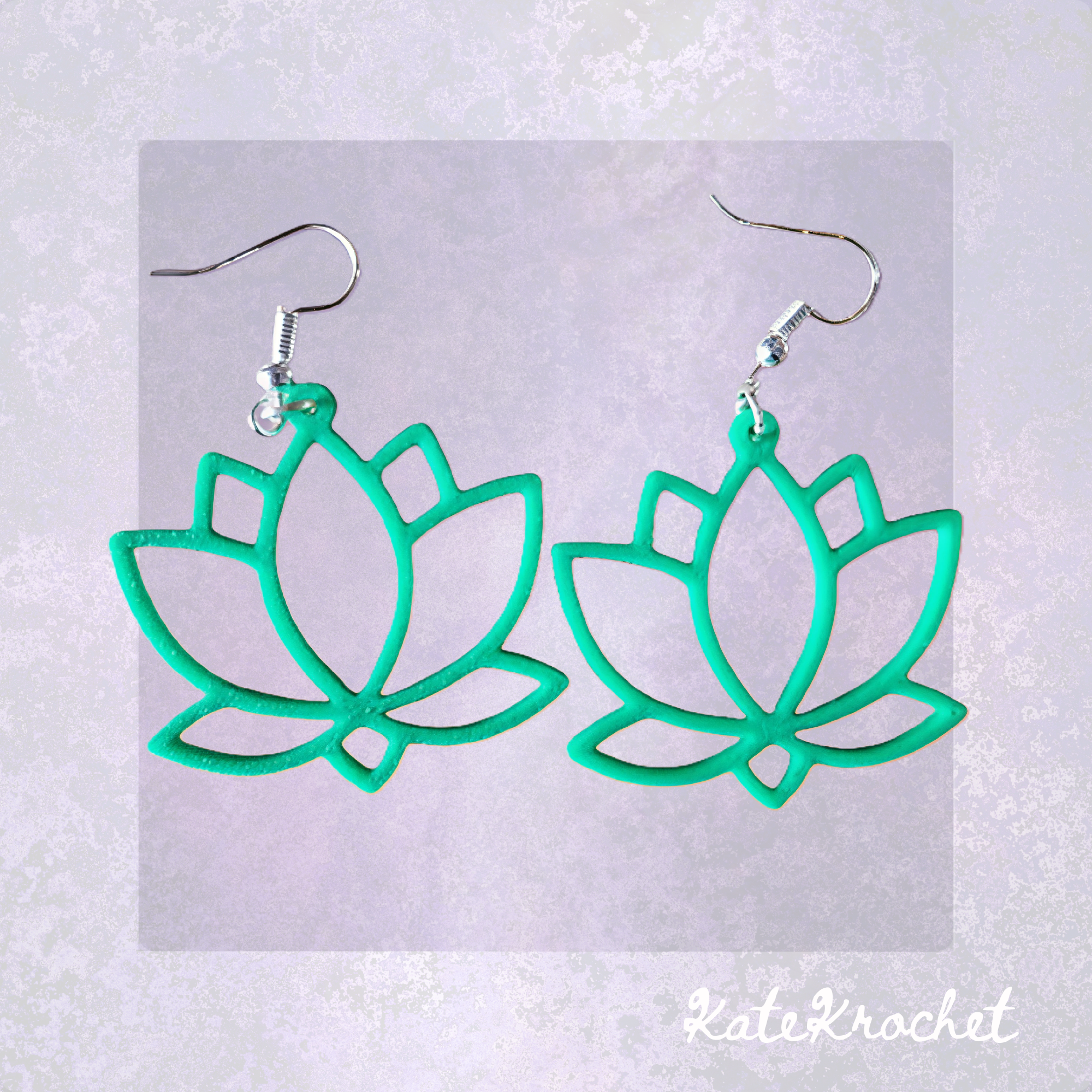 Lotus Flower Earrings