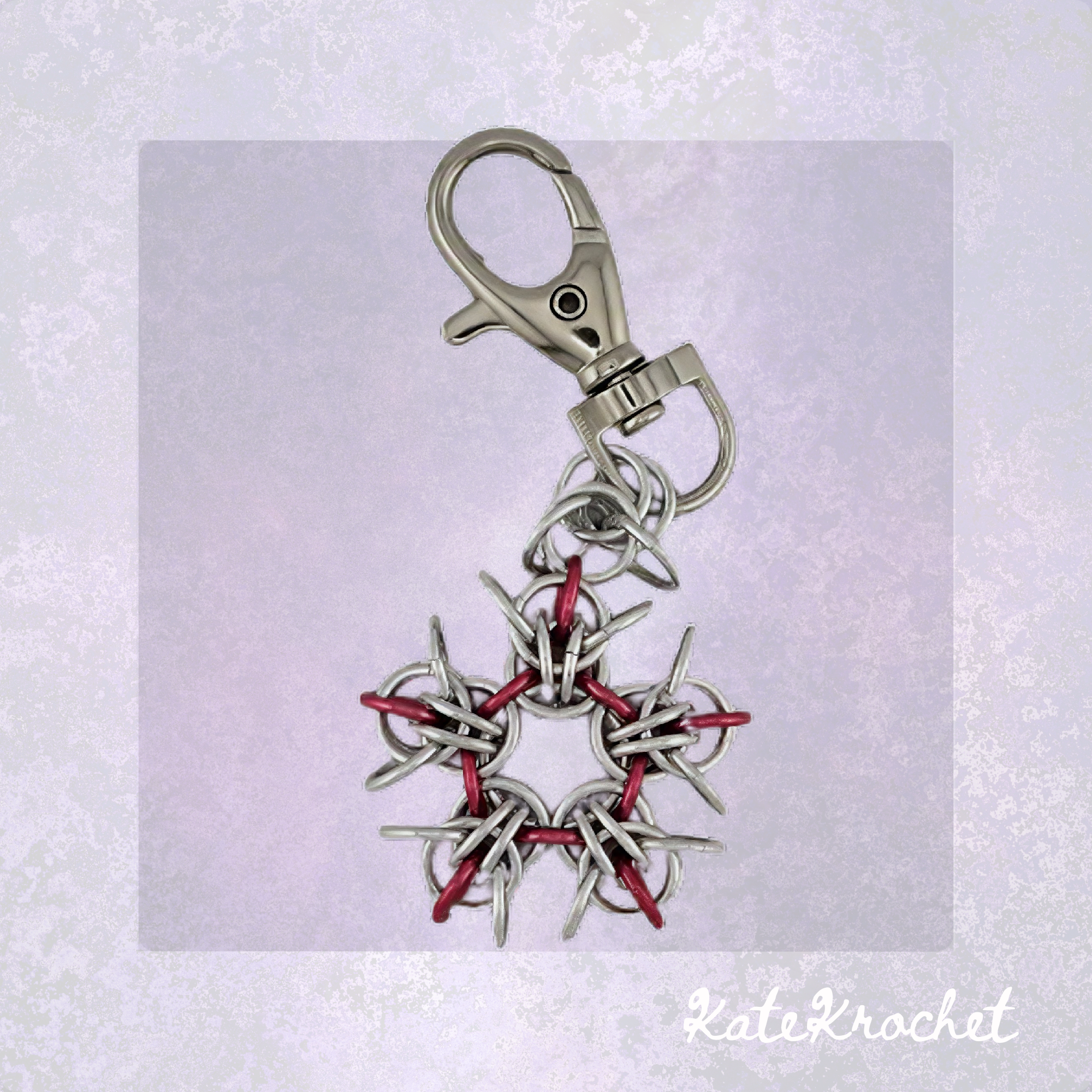 Pixie Link 5 Pointed Star Pendant Keychain