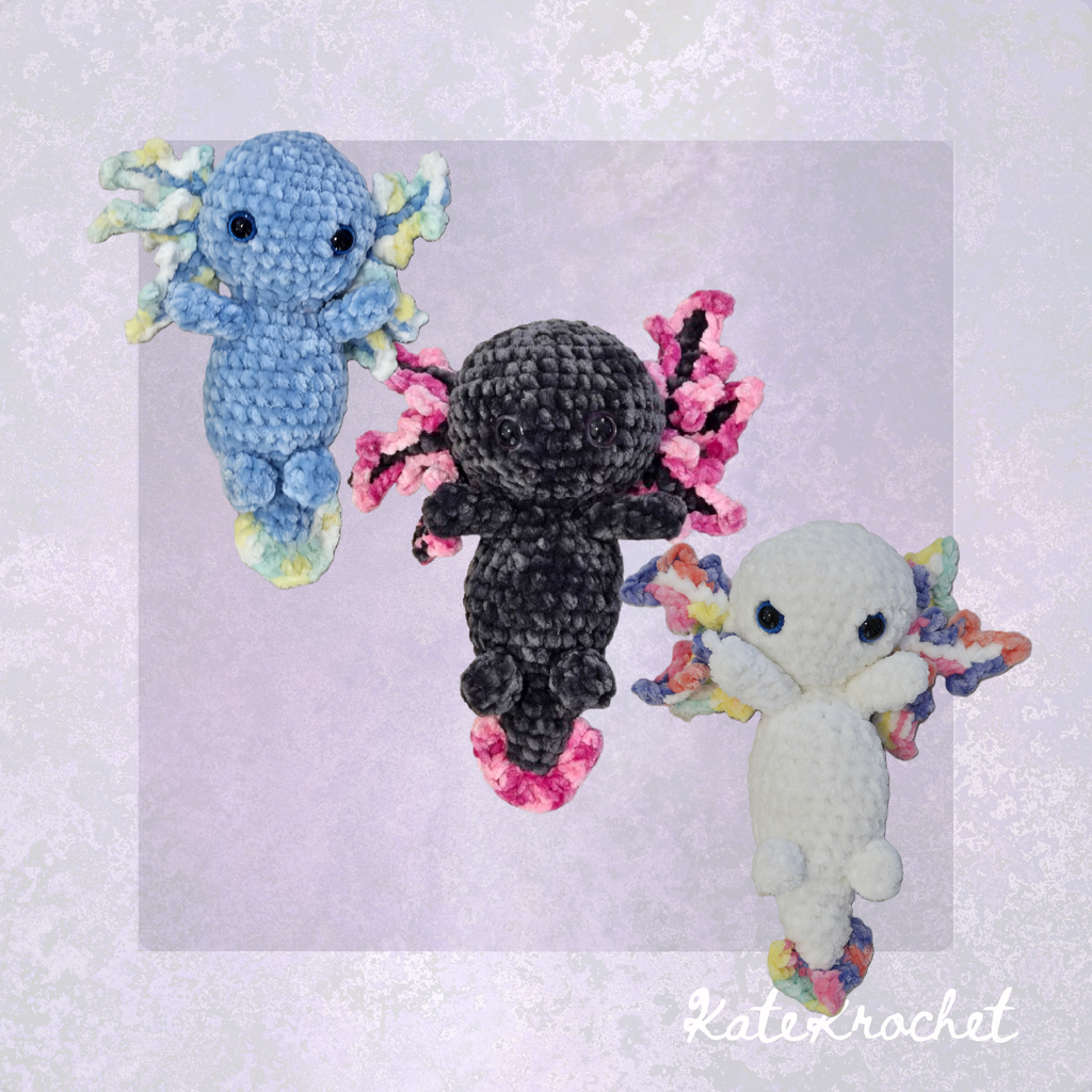 Axolotl Handmade Crochet Plushies