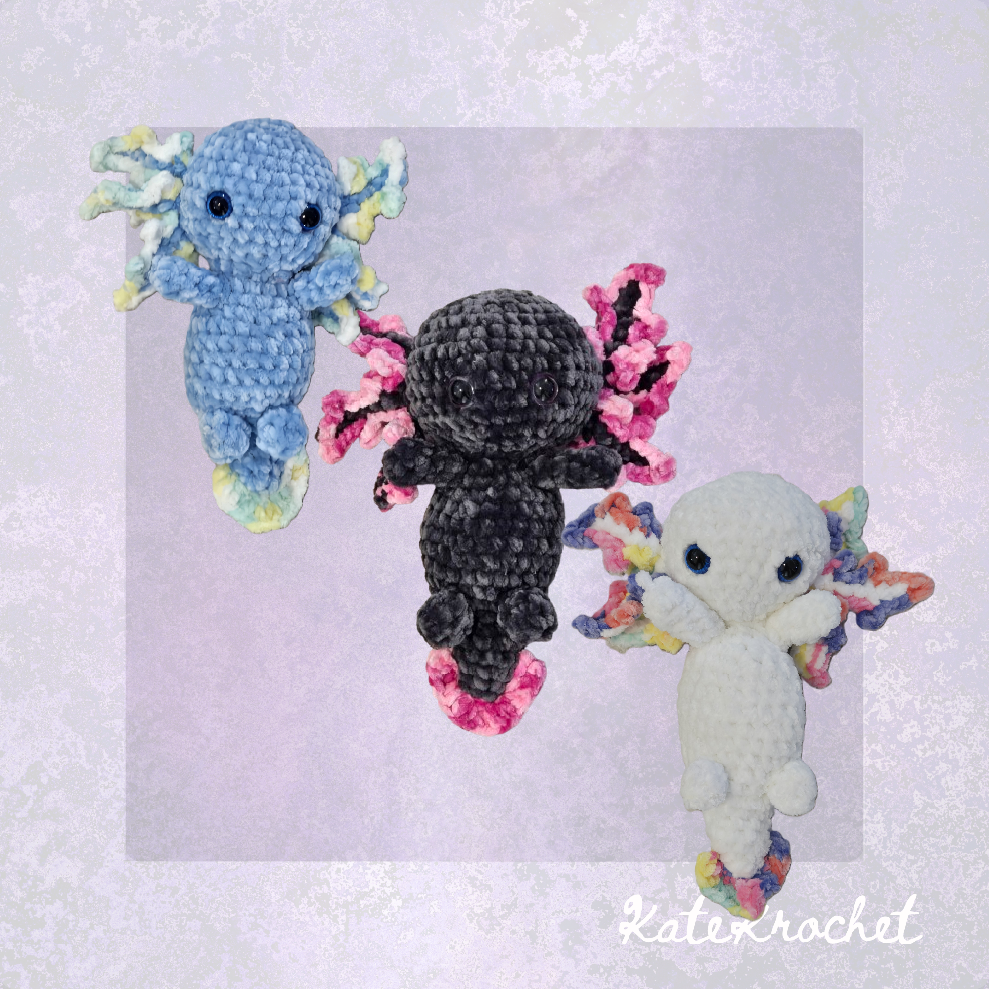 Axolotl Handmade Crochet Plushies