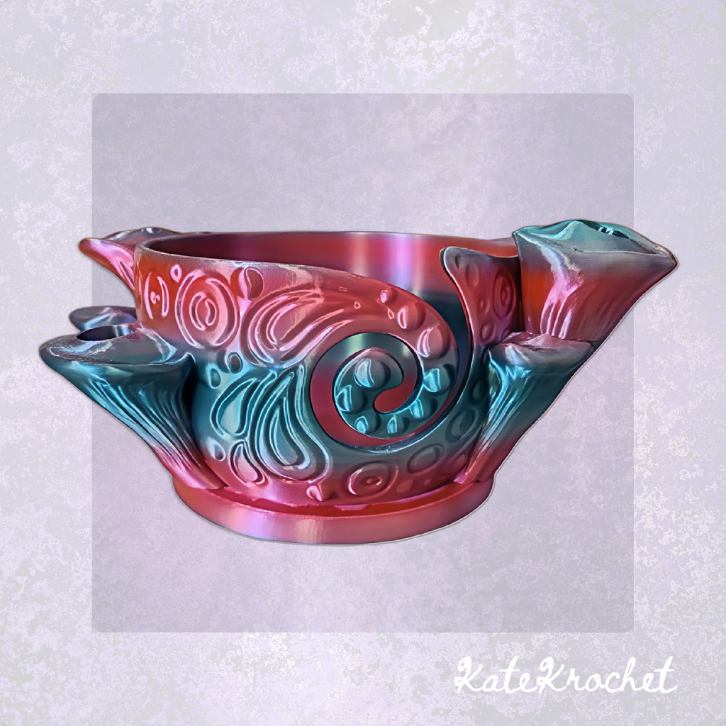 Boho Mushroom Yarn Bowl