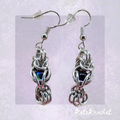 Byzantine Captive Bead Drop Earrings