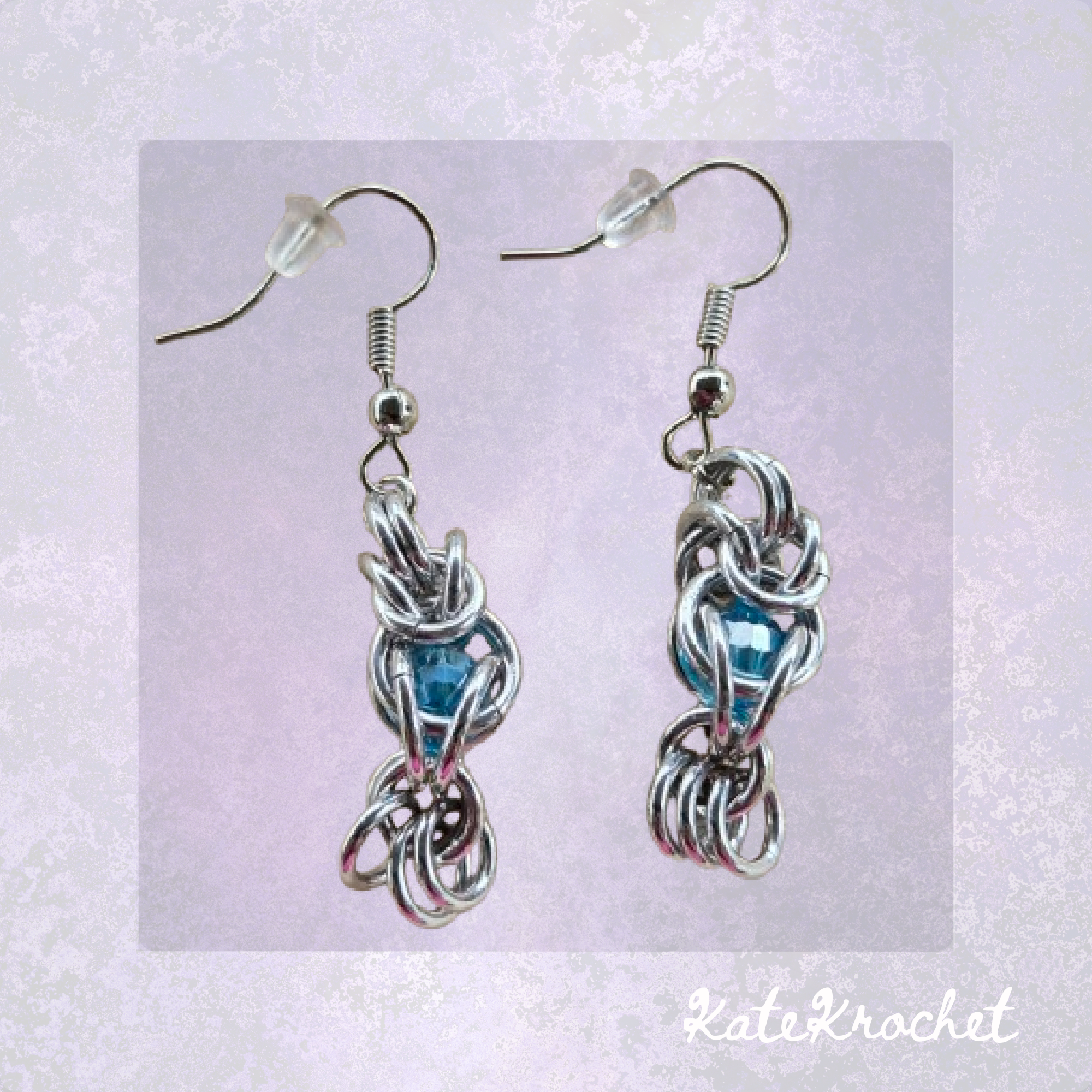 Byzantine Captive Bead Drop Earrings