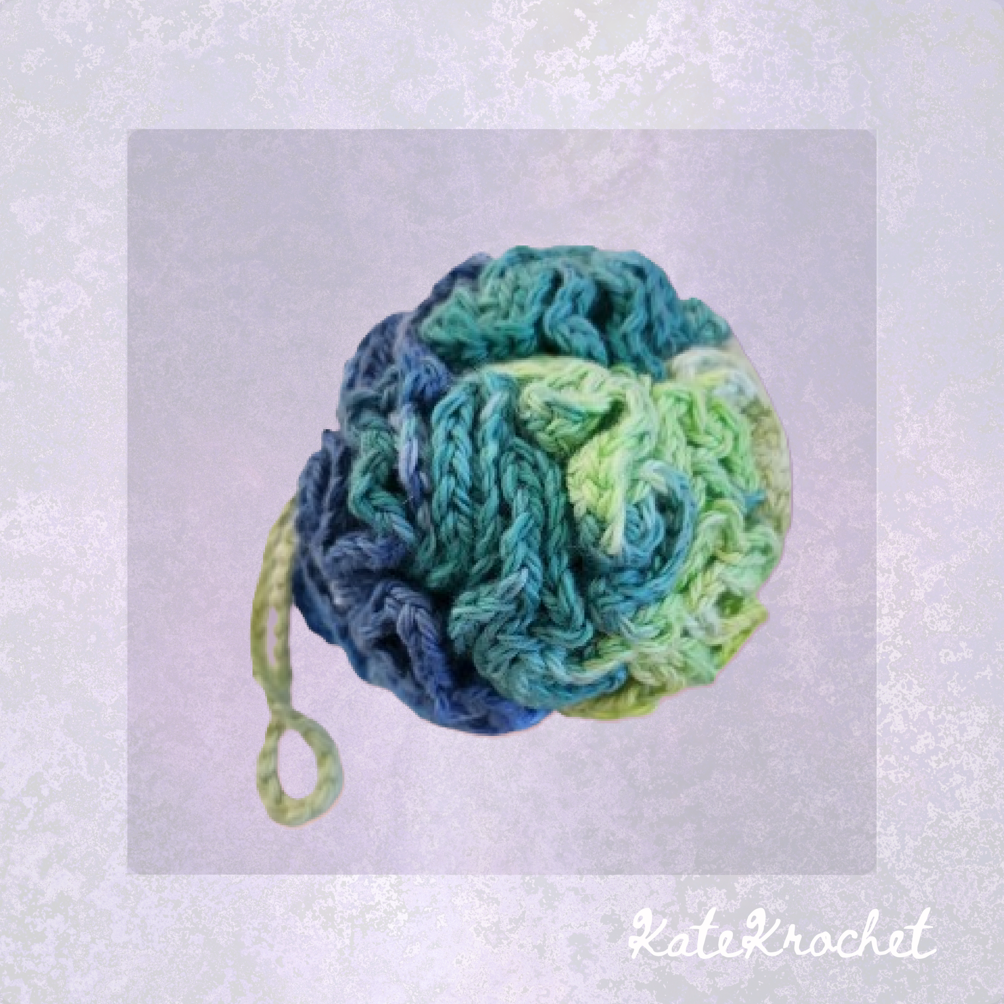 Crocheted Bath Poufs
