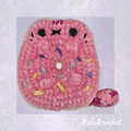 Crocheted Donut Kitty Plush