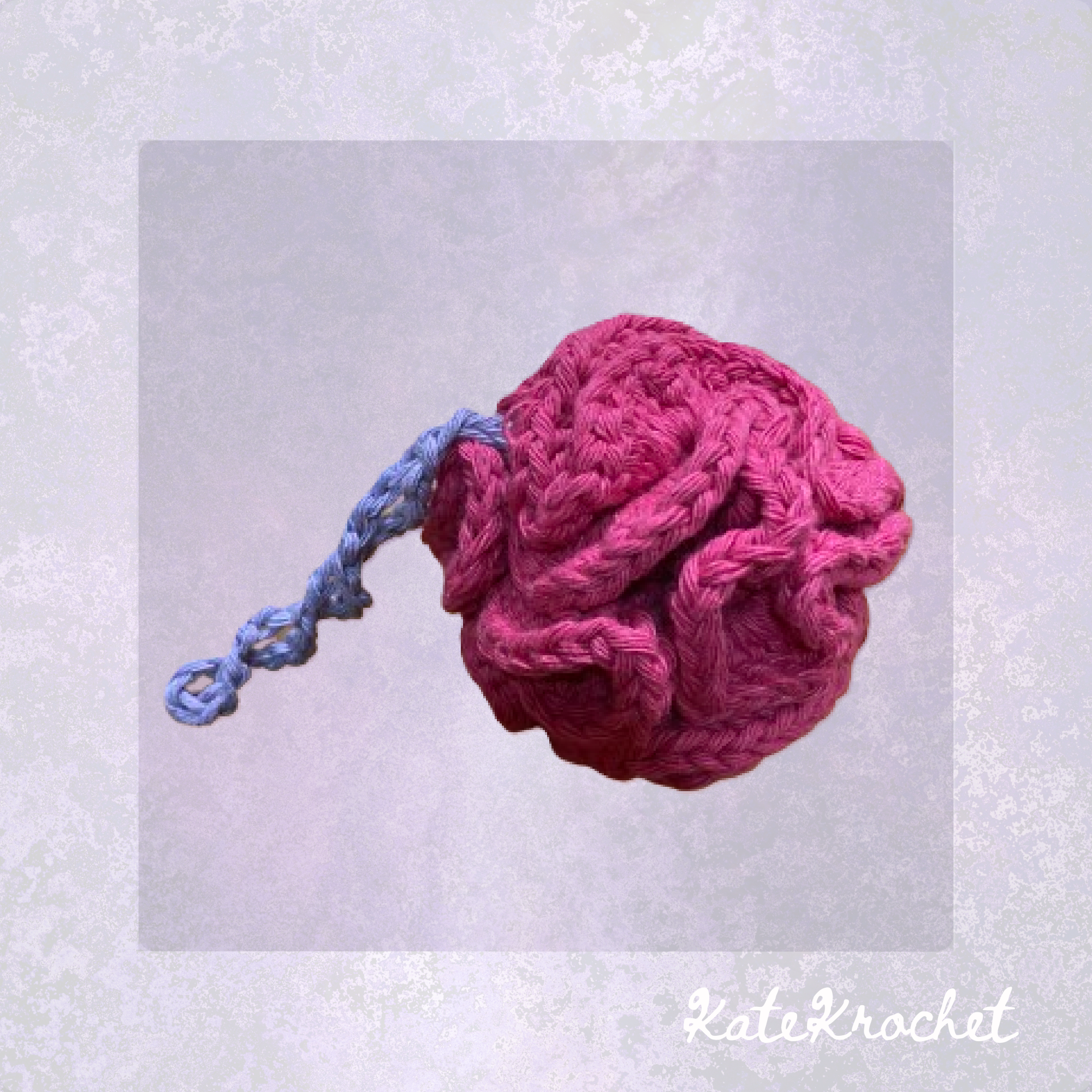 Crocheted Bath Poufs
