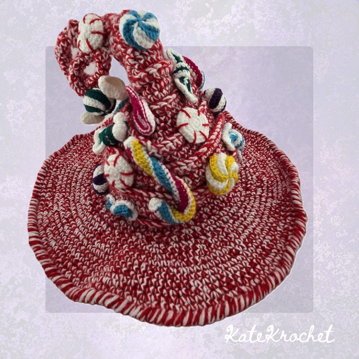 Crocheted Lolly Hat