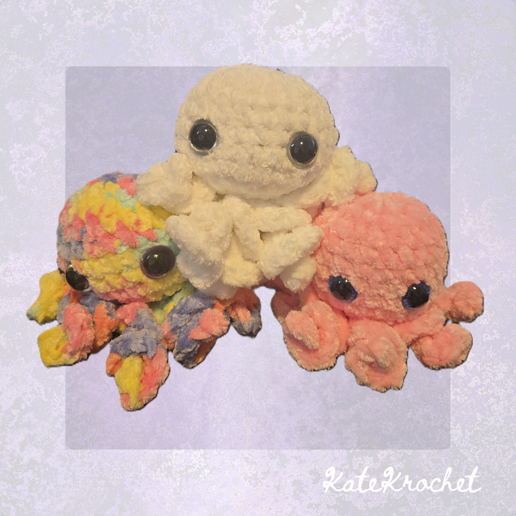 Crocheted Octo Plushie