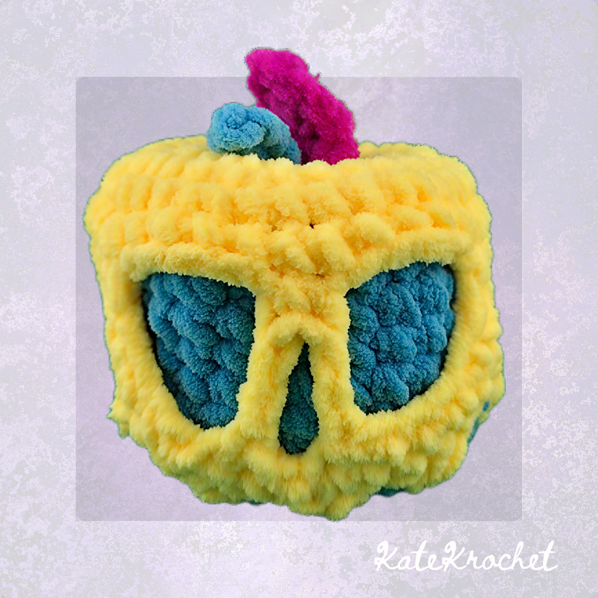 Crocheted Poison Apples – Handmade Halloween Decor
