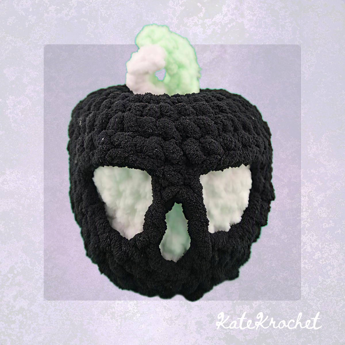 Crocheted Poison Apples – Handmade Halloween Decor