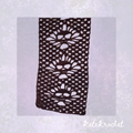 Crocheted Skull Scarf