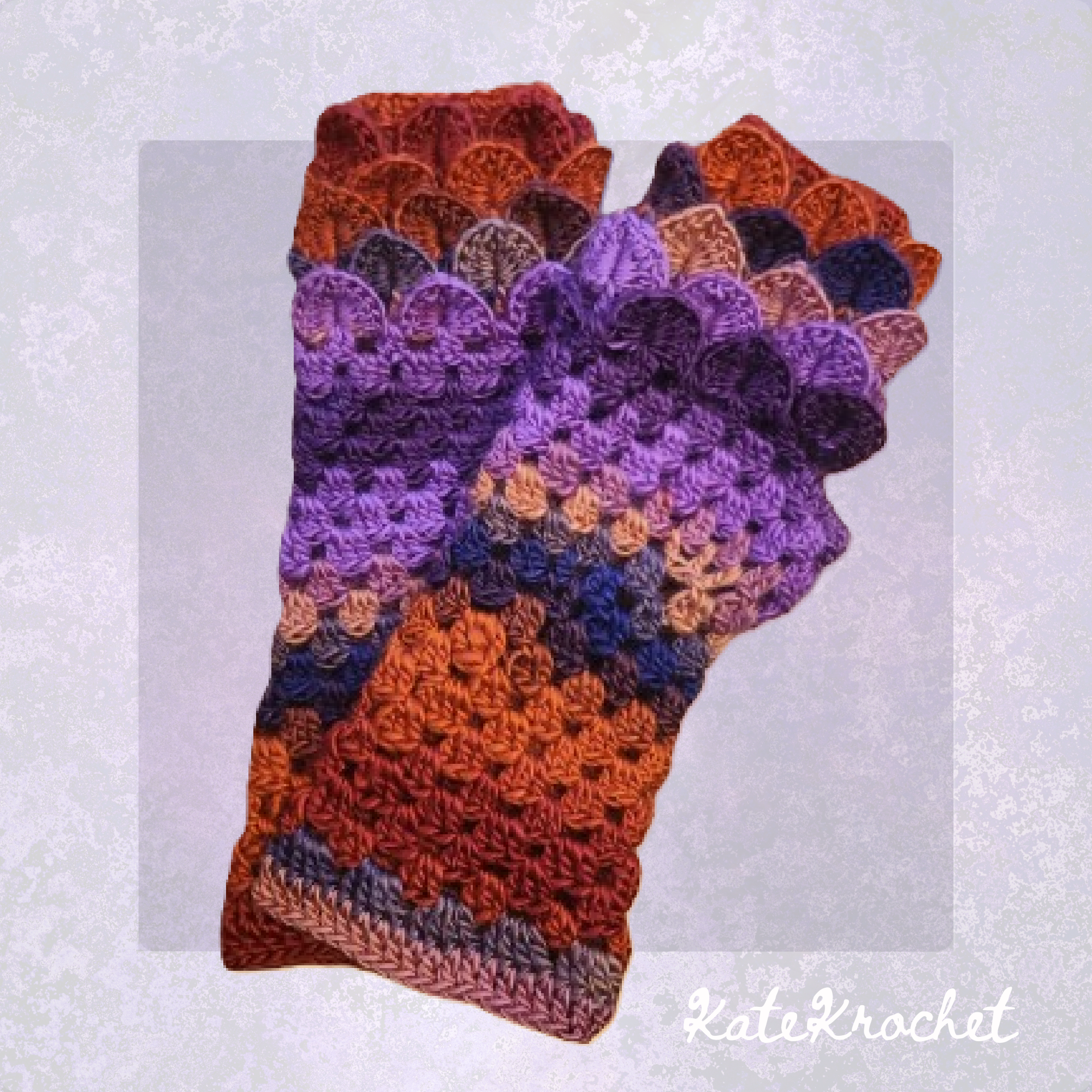 Dragon Scale Fingerless Gloves