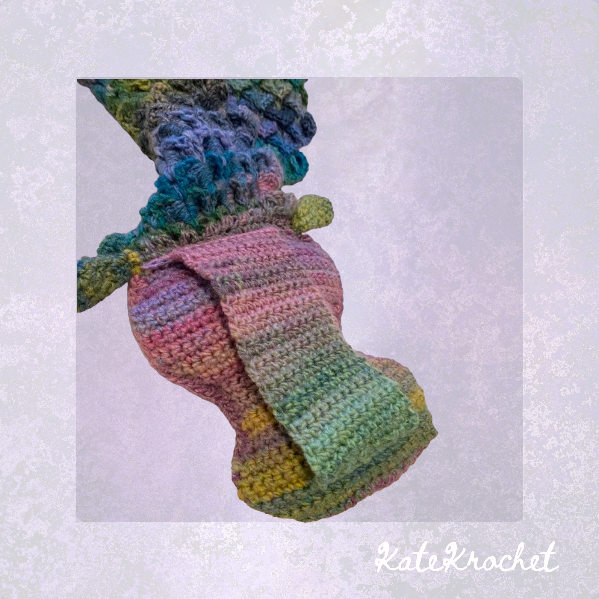 Crocheted Dragon Scale Shawl