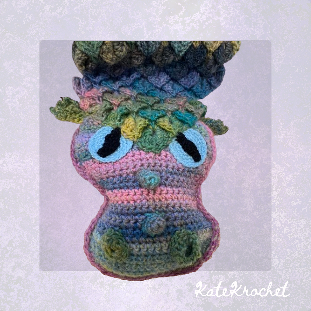 Crocheted Dragon Scale Shawl