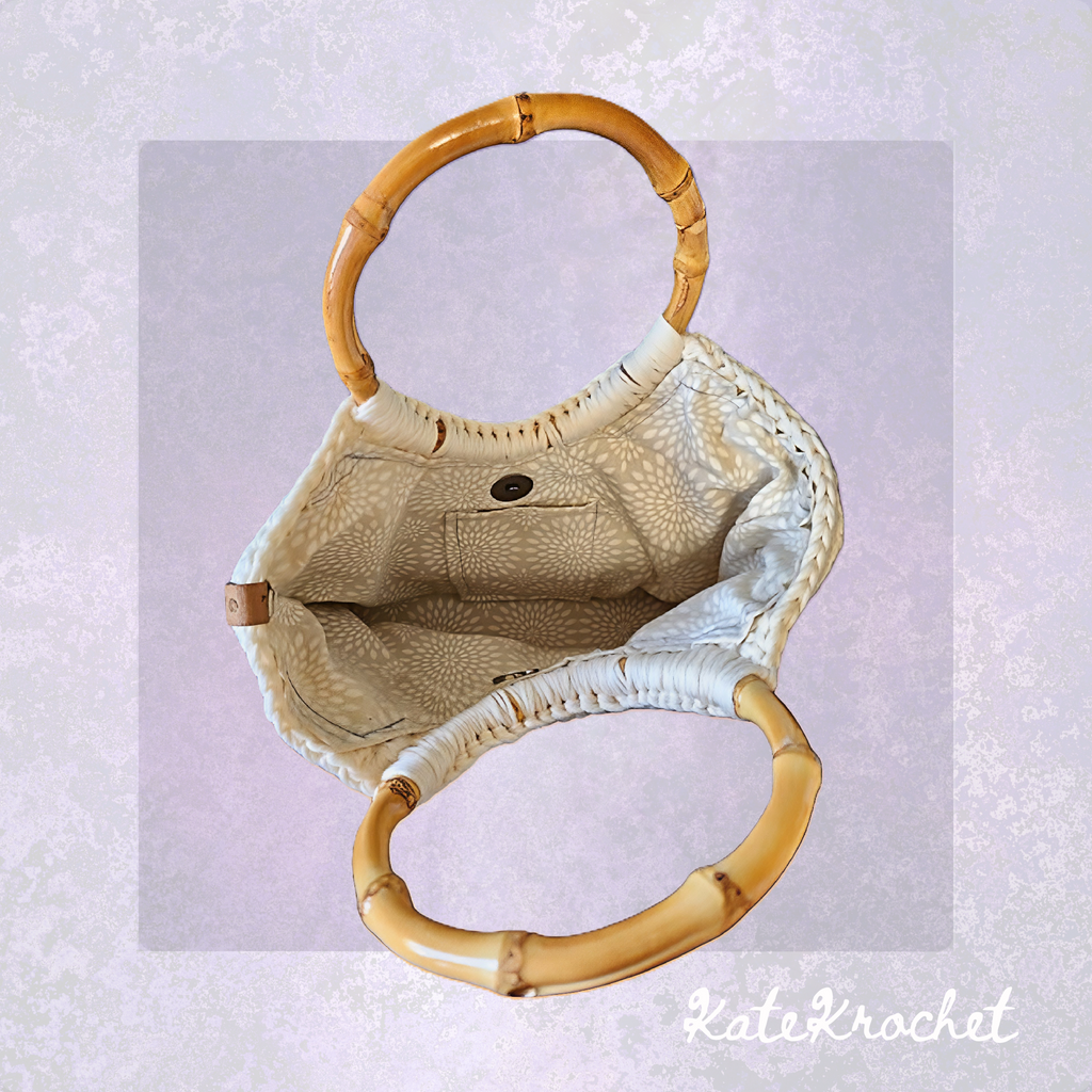 Crocheted Handbag and Purse Set