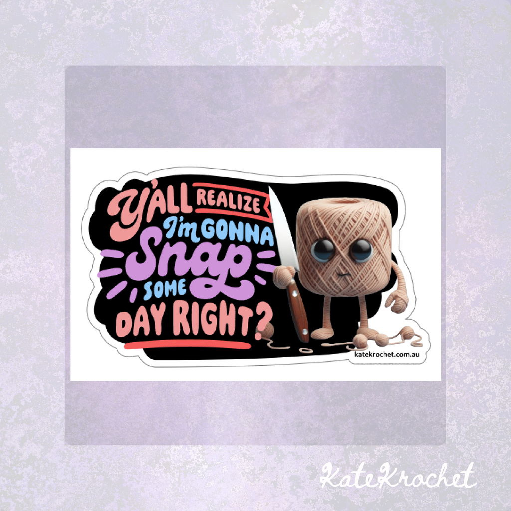 KateKrochet Adults Only Sticker Sheet