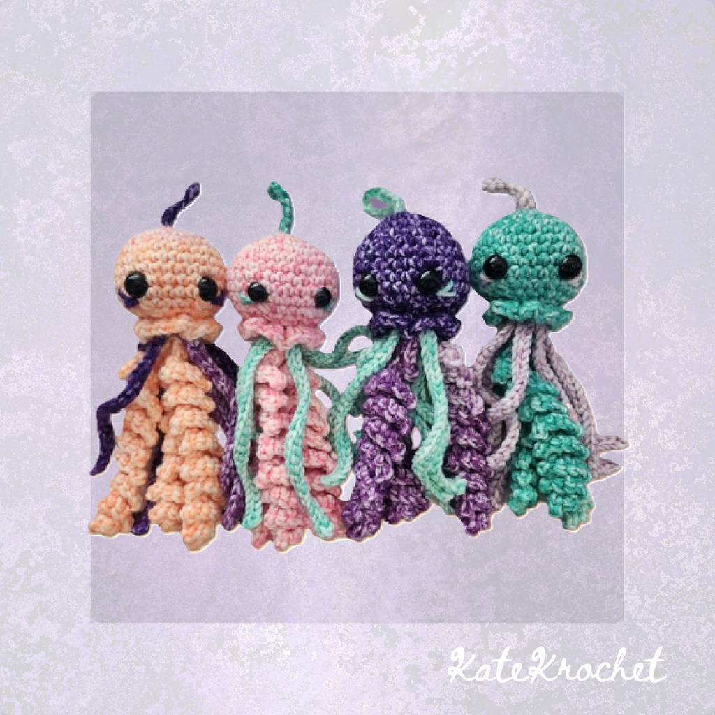 Handmade Crochet Jellyfish Plush