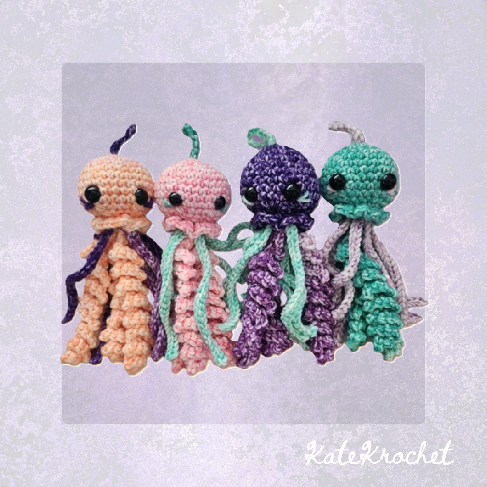 Handmade Crochet Jellyfish Plush