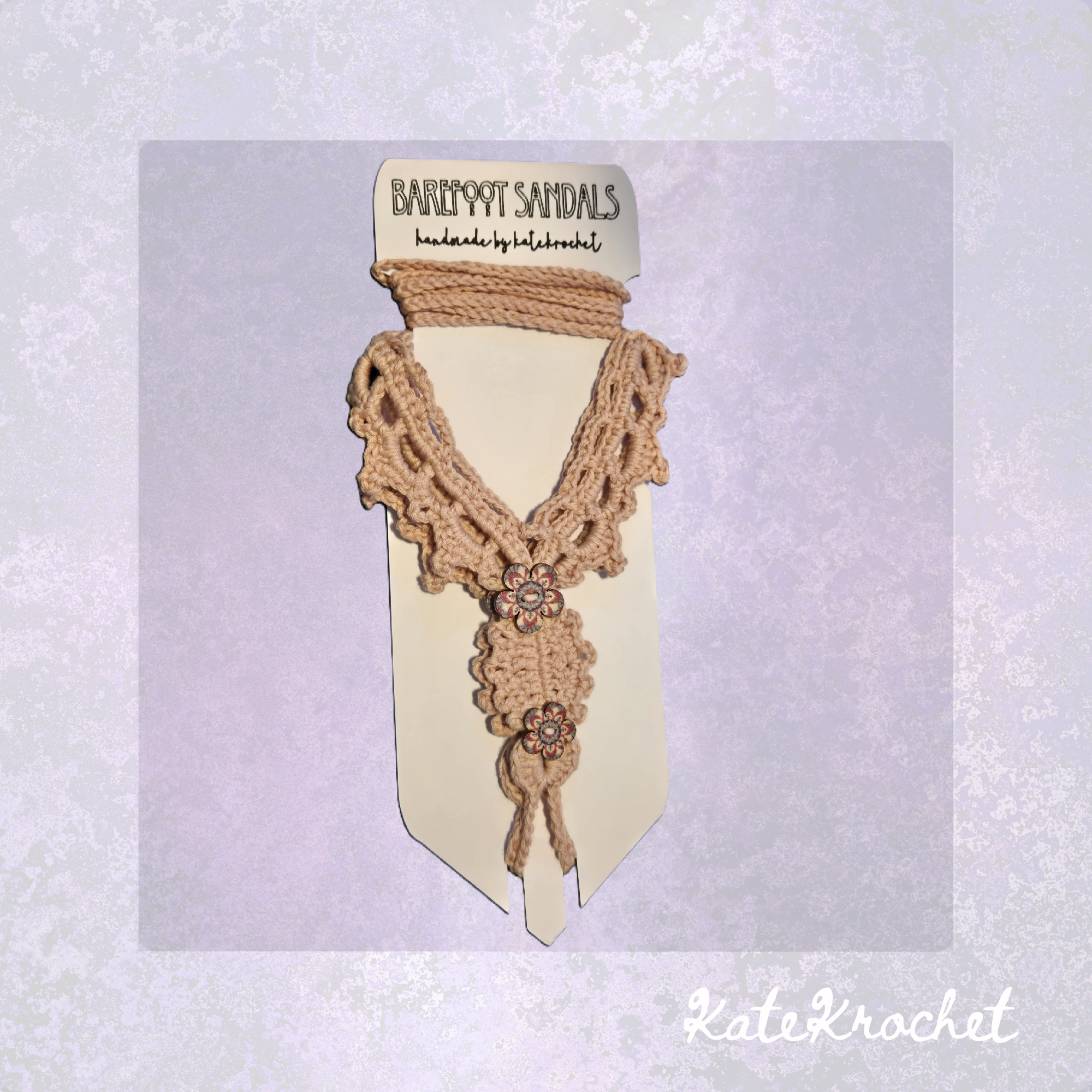 Crocheted Boho Sandals - The Boho Bloodline Collection