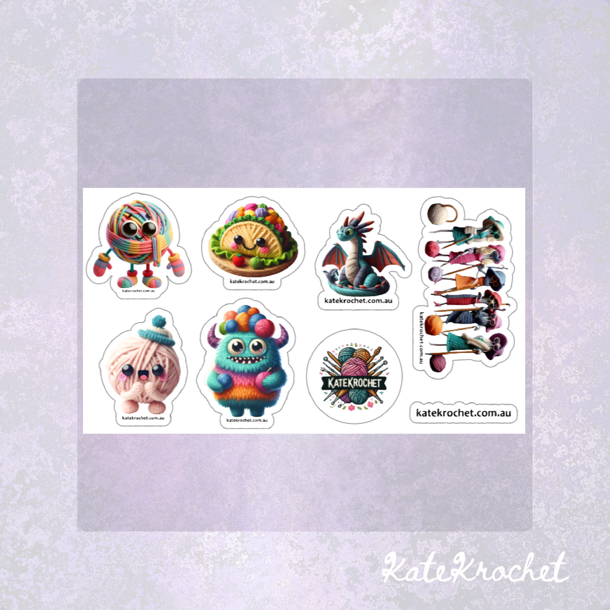 Twitch Emote Sticker Sheet – KateKrochet