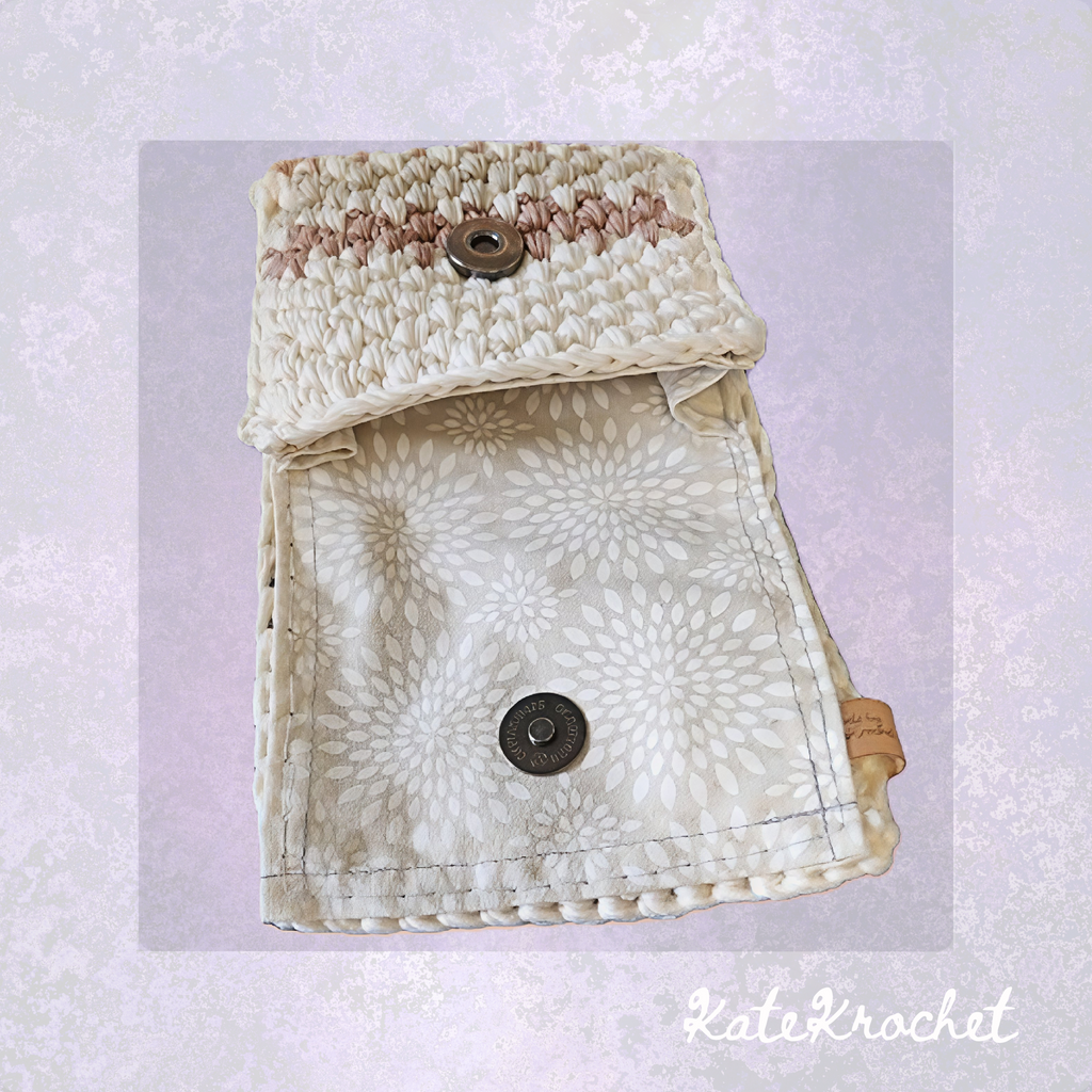 Crocheted Handbag and Purse Set