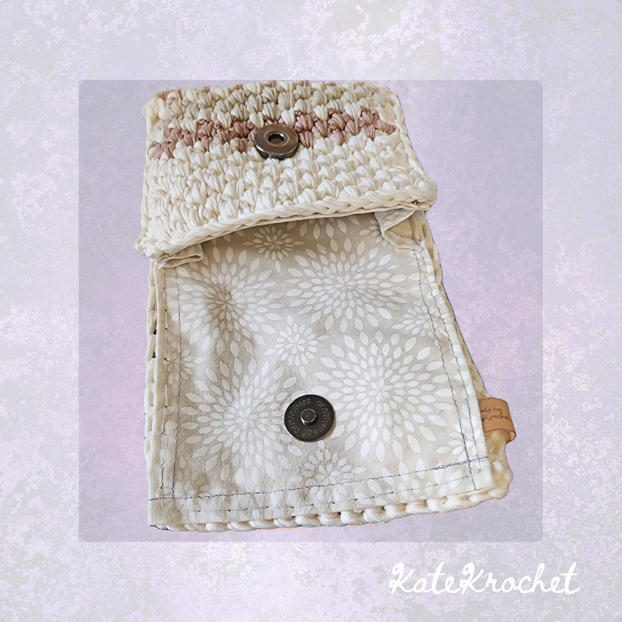 Crocheted Handbag and Purse Set