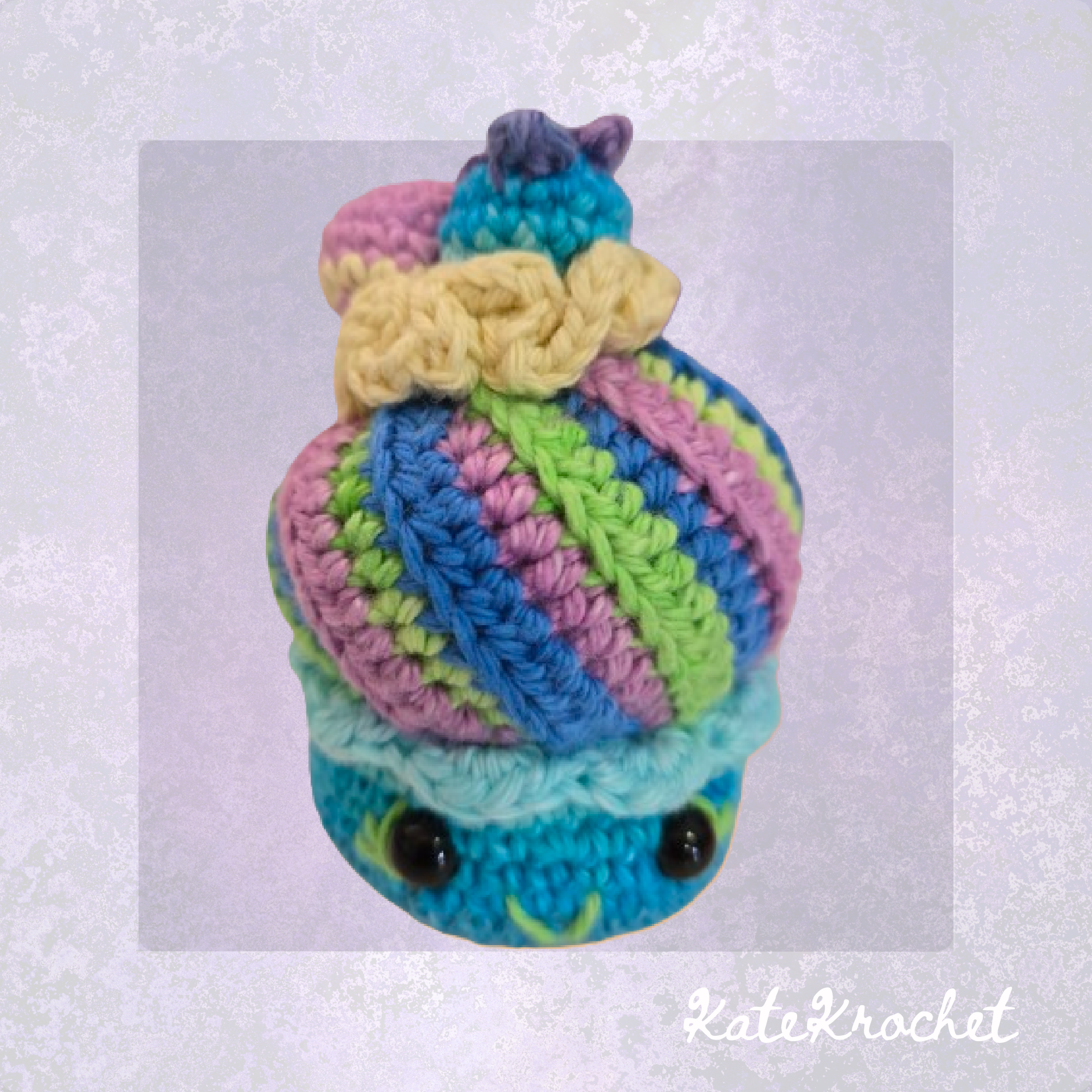 Mini Crochet Cupcakes