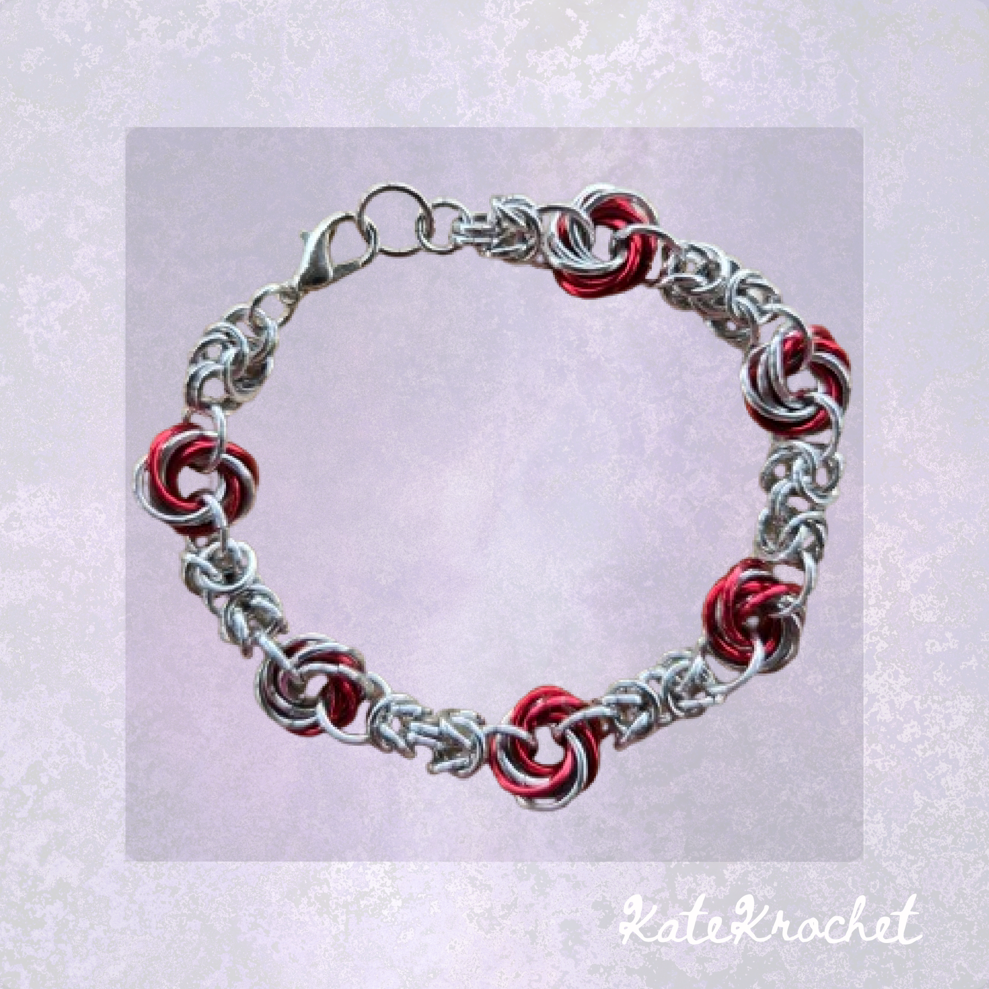 Mobius Flower Chainmaille Bracelet