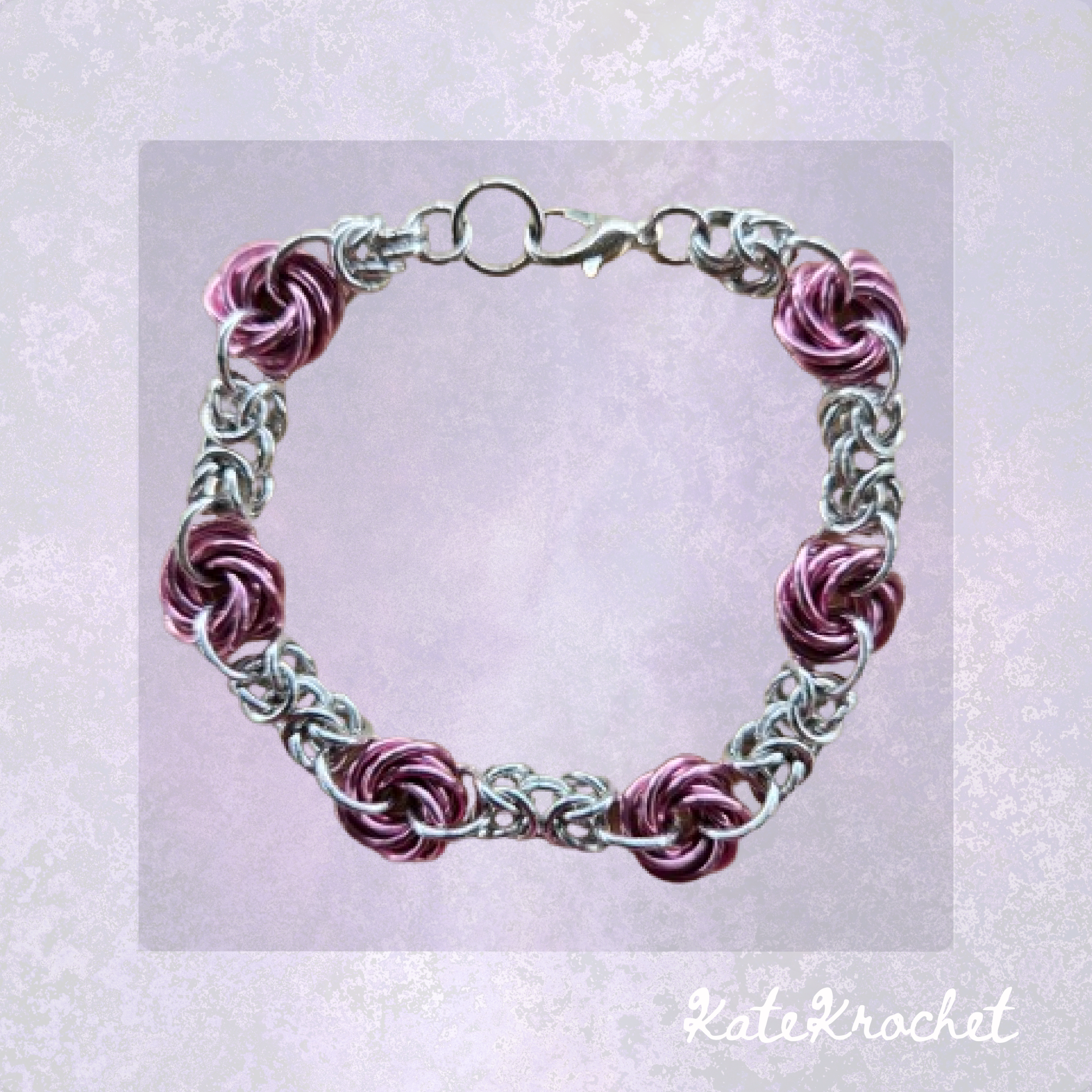 Mobius Flower Chainmaille Bracelet