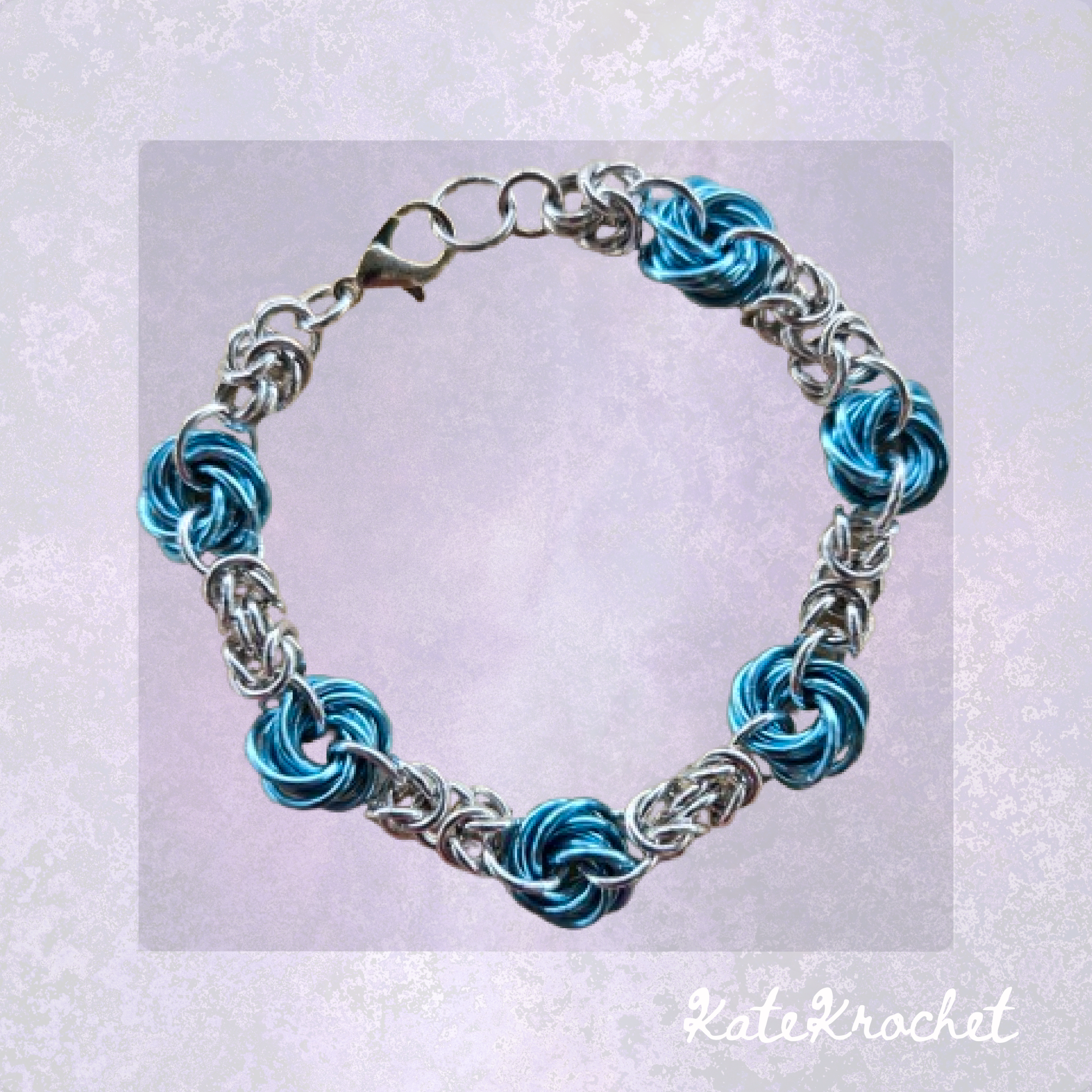 Mobius Flower Chainmaille Bracelet