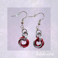 Mobius Flower Chainmaille Earrings