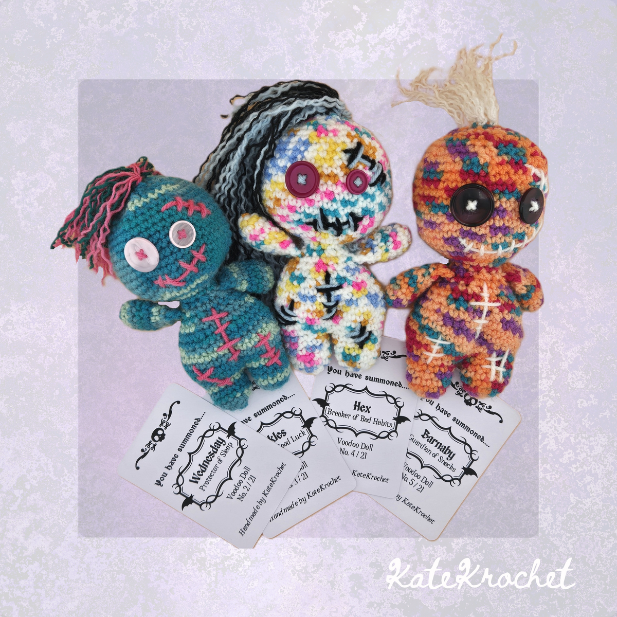 Mystery Voodoo Doll - Limited Edition Handmade Halloween Crochet Doll