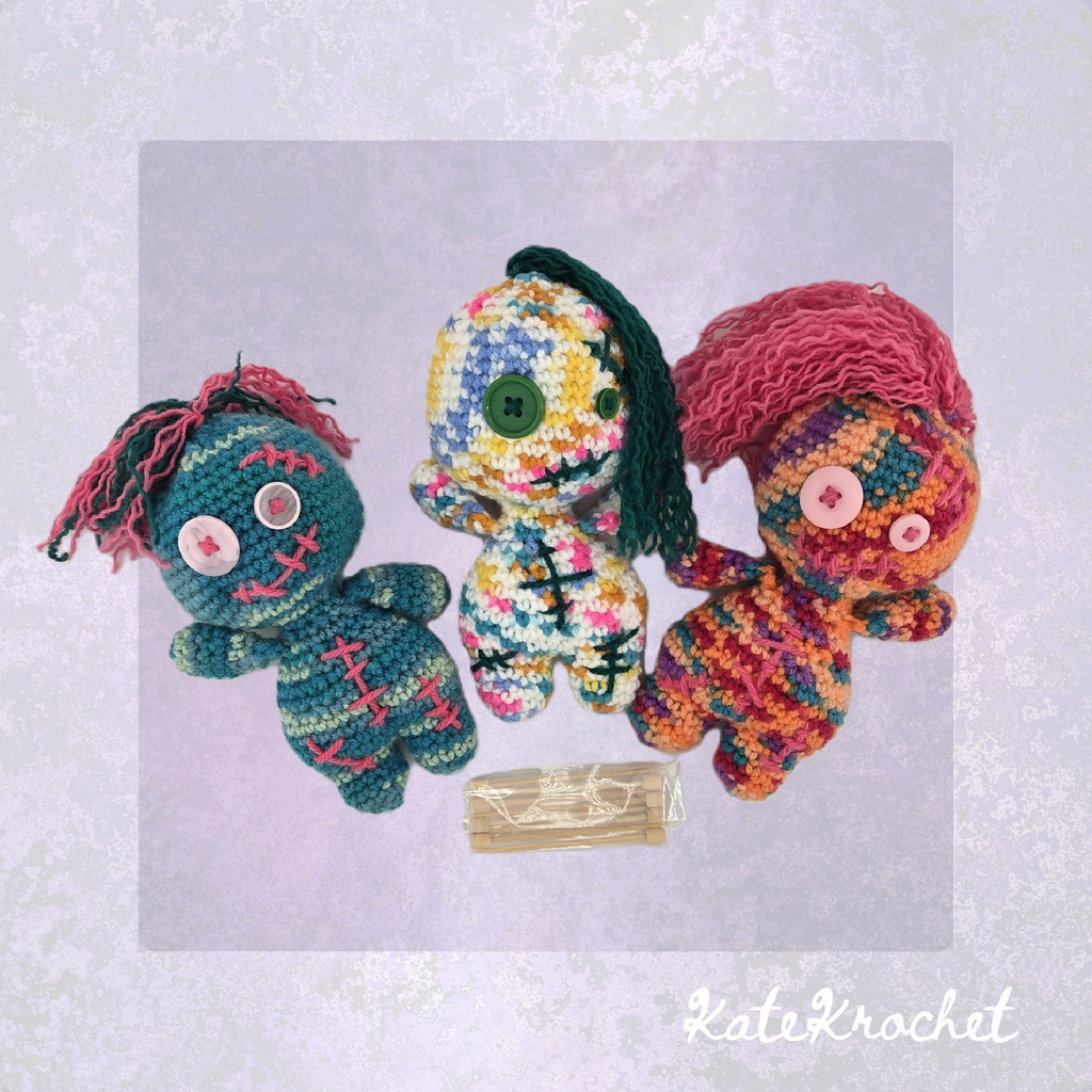 Mystery Voodoo Doll - Limited Edition Handmade Halloween Crochet Doll