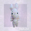 Nox the Bat Soft Crochet Plush (Peaches & Cream)