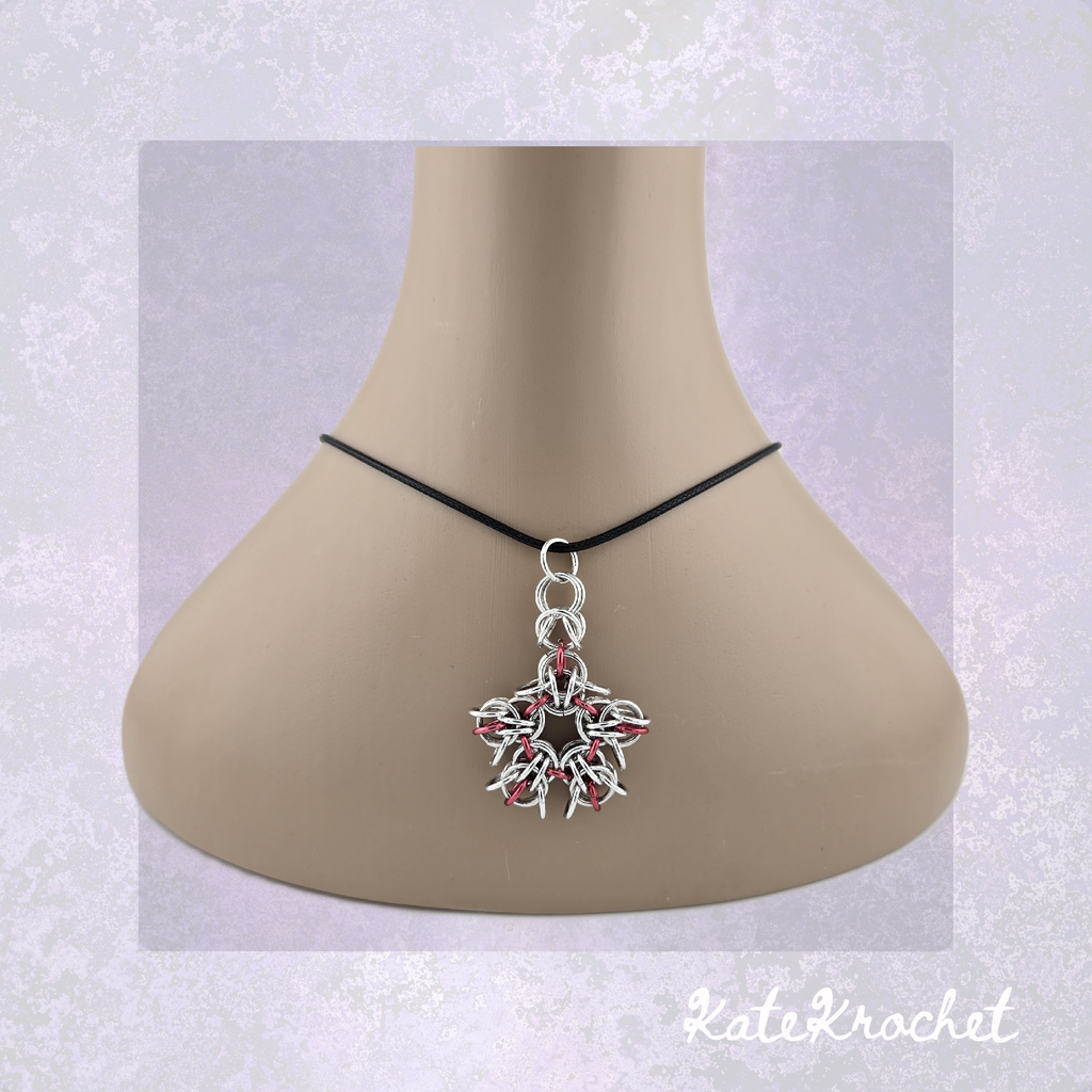 5 Pointed Star Chainmaille Necklace | Pixie Link