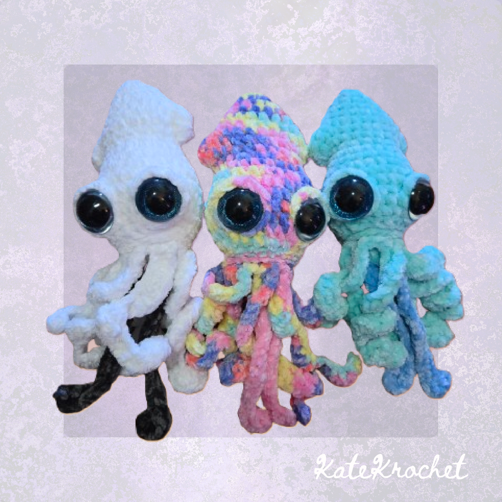 Squiddee Handmade Crochet Squid Plushies - Limited Edition