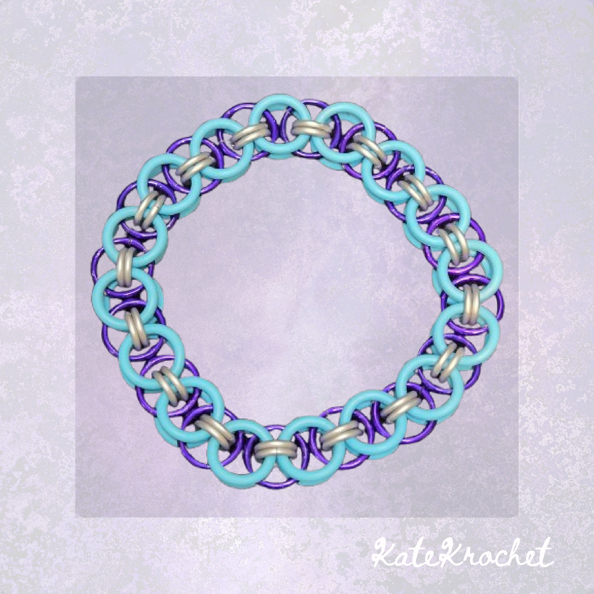 Stretchy Helm Weave Chainmaille Bracelets