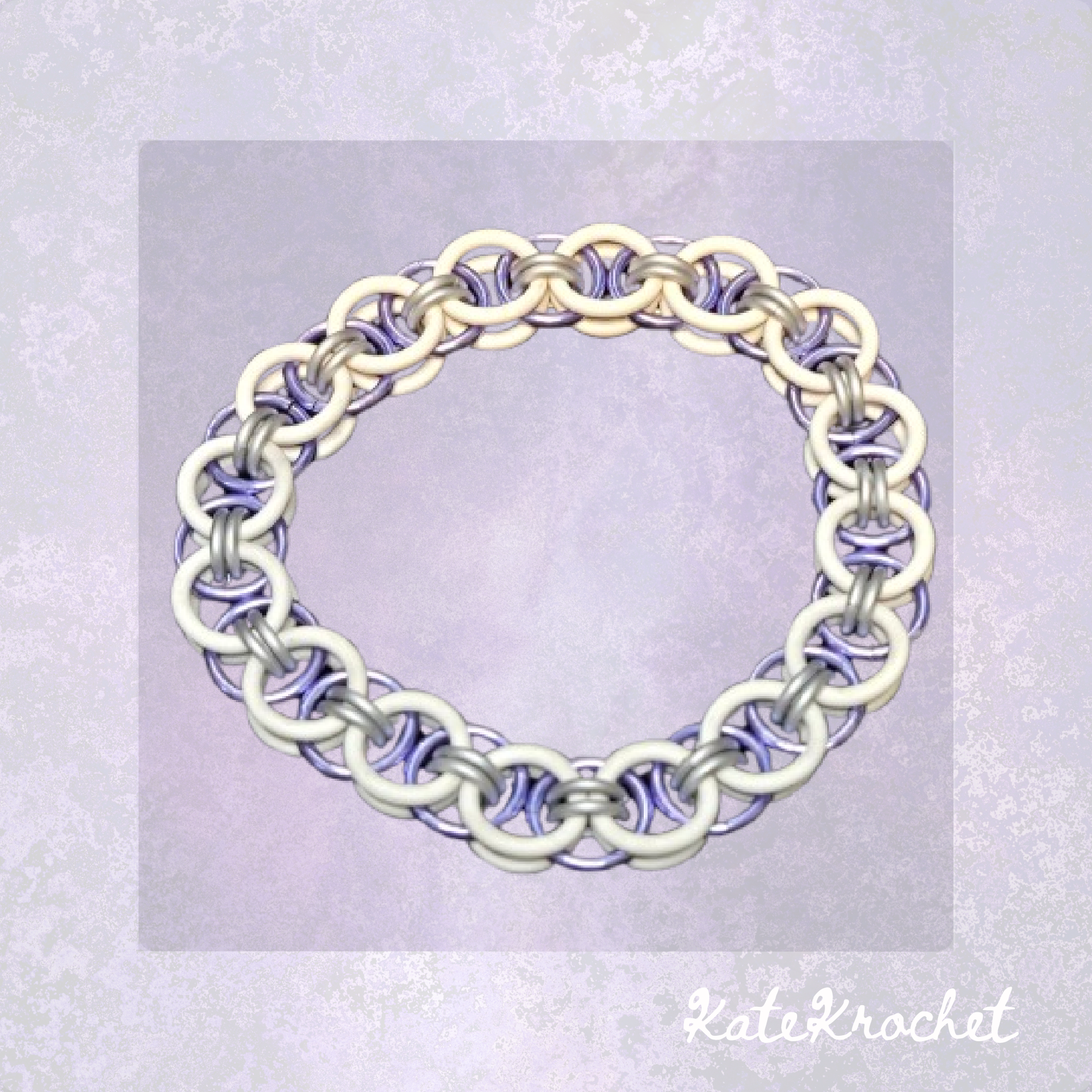 Stretchy Helm Weave Chainmaille Bracelets