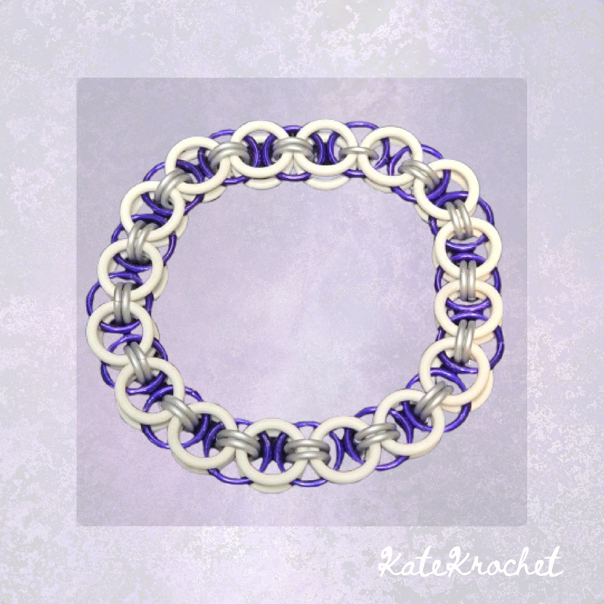 Stretchy Helm Weave Chainmaille Bracelets